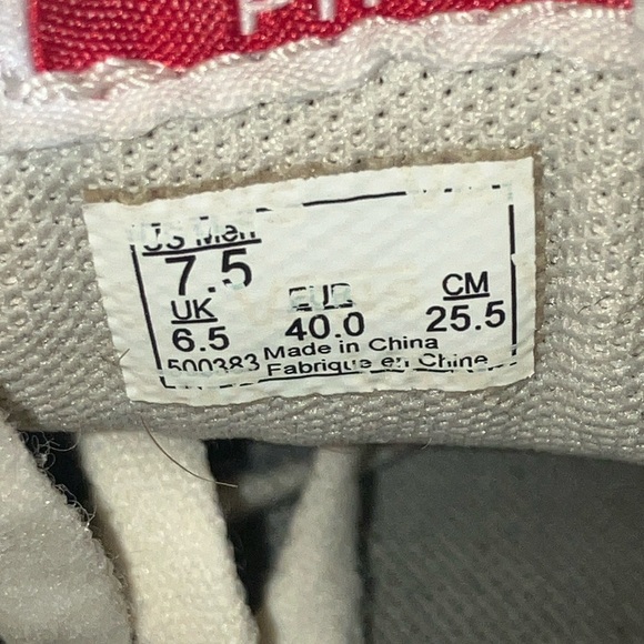 Vans men’s size 7 1/2 grey/ Beige / light blue Sneakers / runners SOME WEAR - Picture 5 of 16